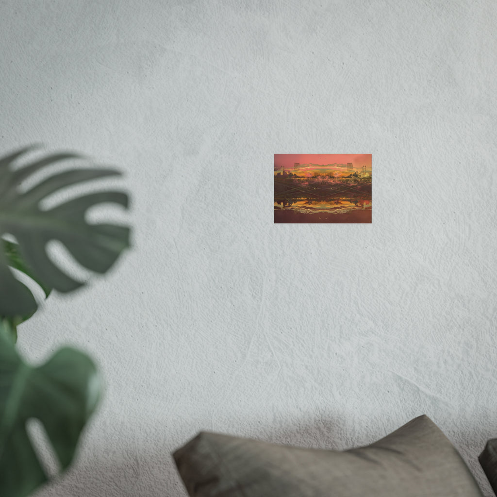 I Stayed Up All Night And All I Got Was This Glorious Sunrise Satin/Matte Print