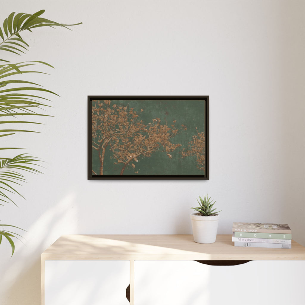 Golden Magnolia Canvas (Framed)