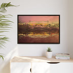 I Stayed Up All Night and All I Got Was This Glorious Sunrise Canvas (Framed)