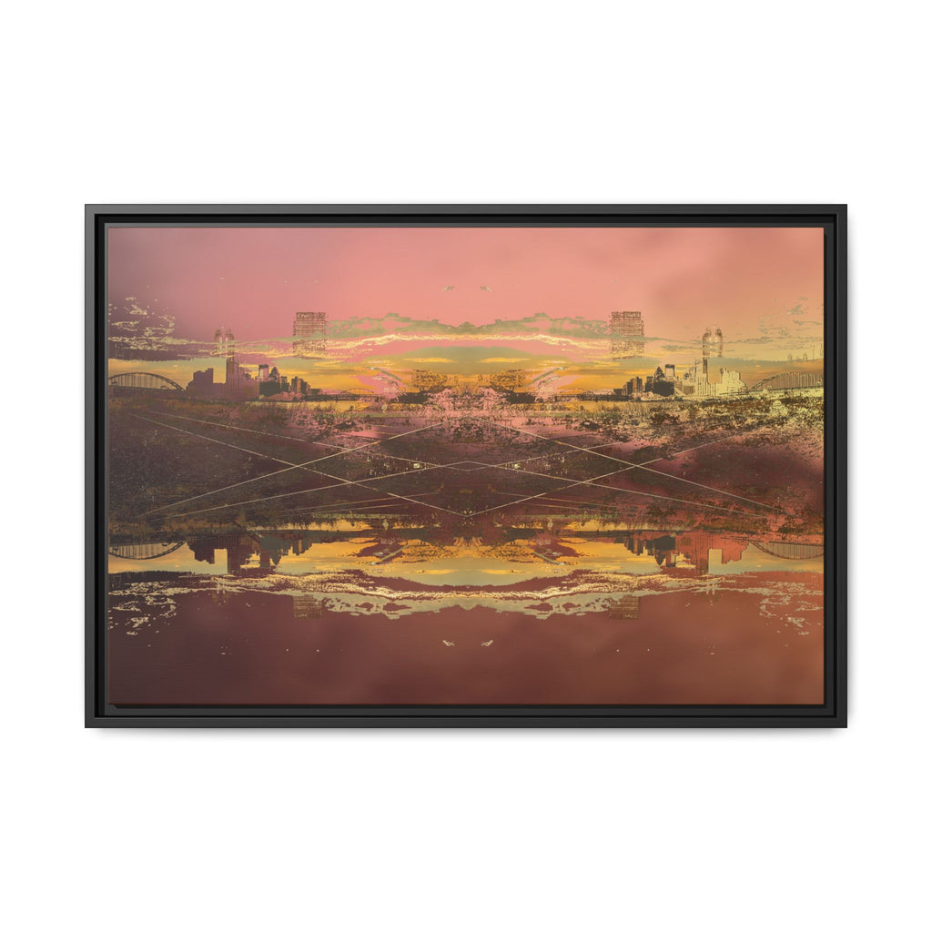 I Stayed Up All Night and All I Got Was This Glorious Sunrise Canvas (Framed)