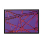 Holy Hot Pink and Horny Matte Canvas (Framed)