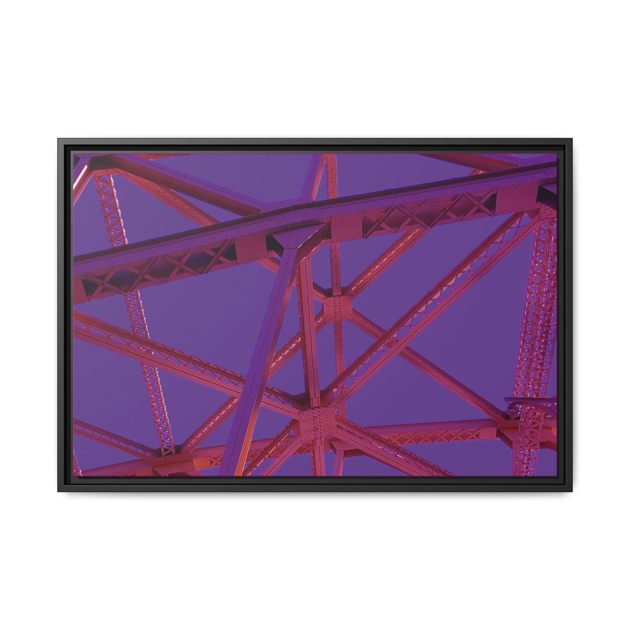 Holy Hot Pink and Horny Matte Canvas (Framed)