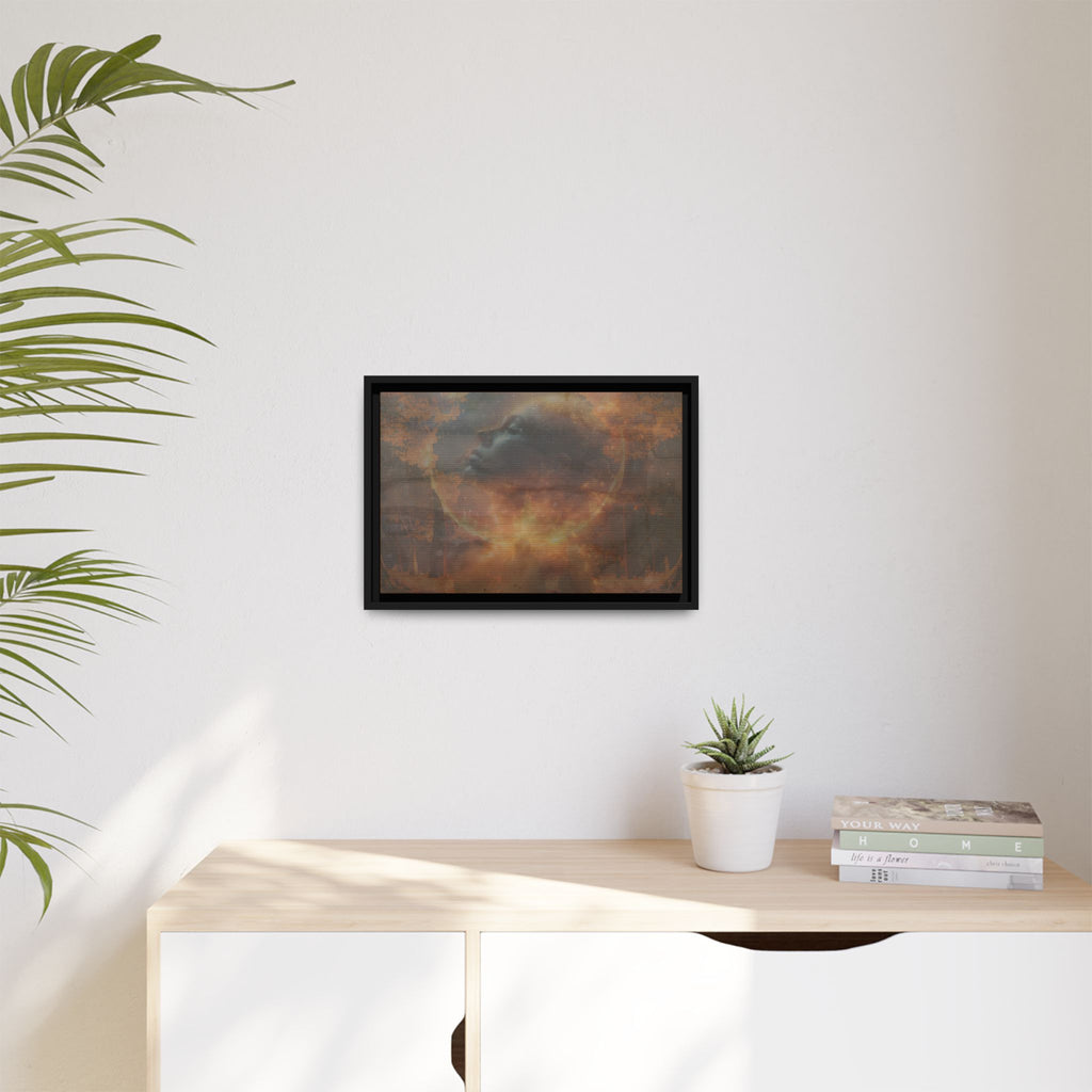 If You Burn Us We Will Rise Again Framed Canvas