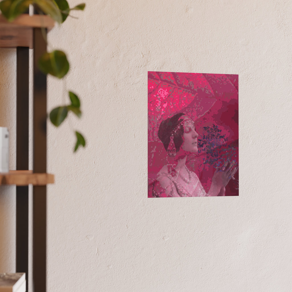 Vibrant Memory Poster – Cosmic Mandala Satin/Matte Art Print