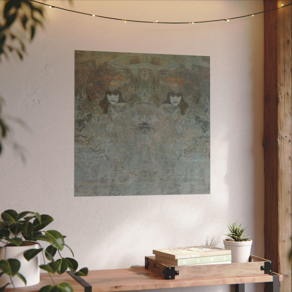 Winter Wonder Textured Watercolor Matte Poster Art Print