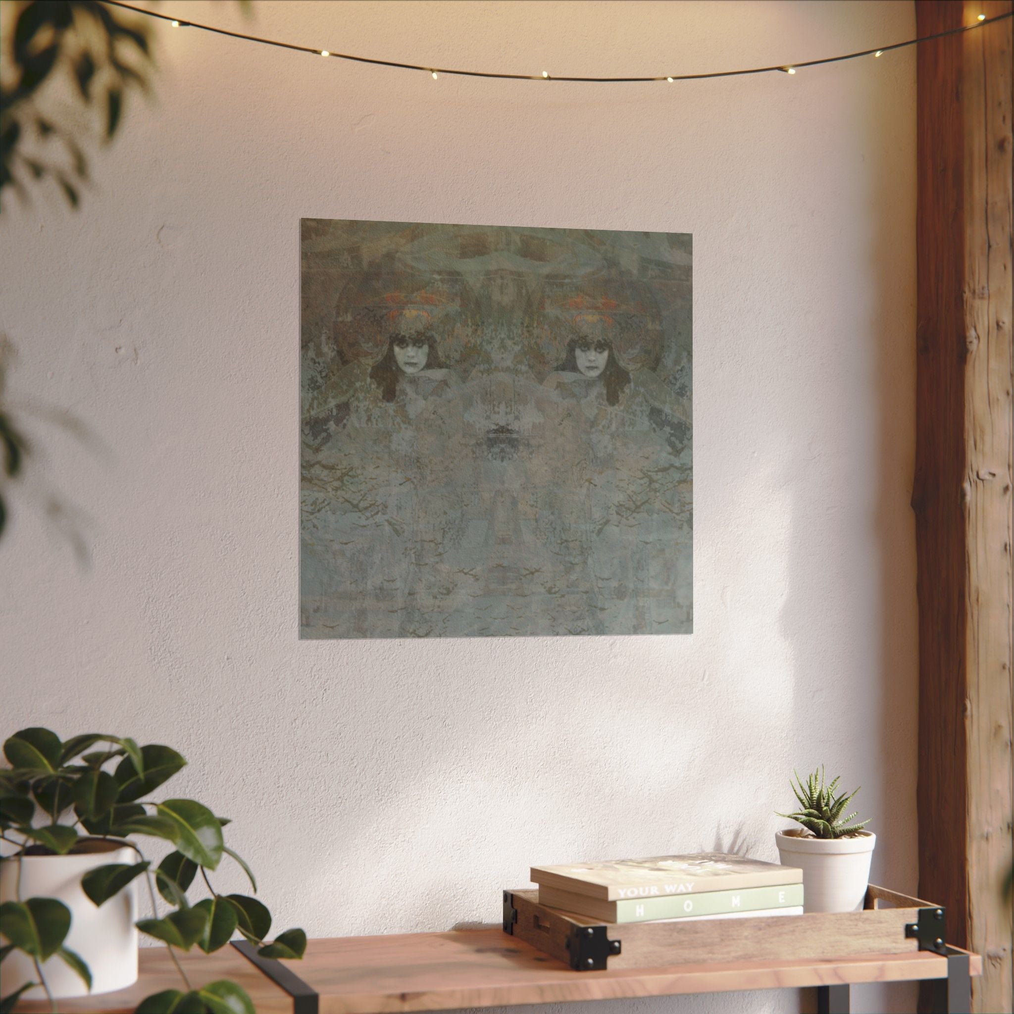 Winter Wonder Textured Watercolor Matte Poster Art Print
