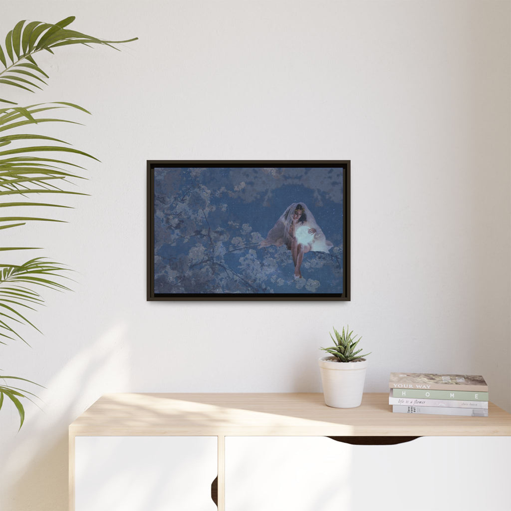 Blue Moon Canvas (Framed)