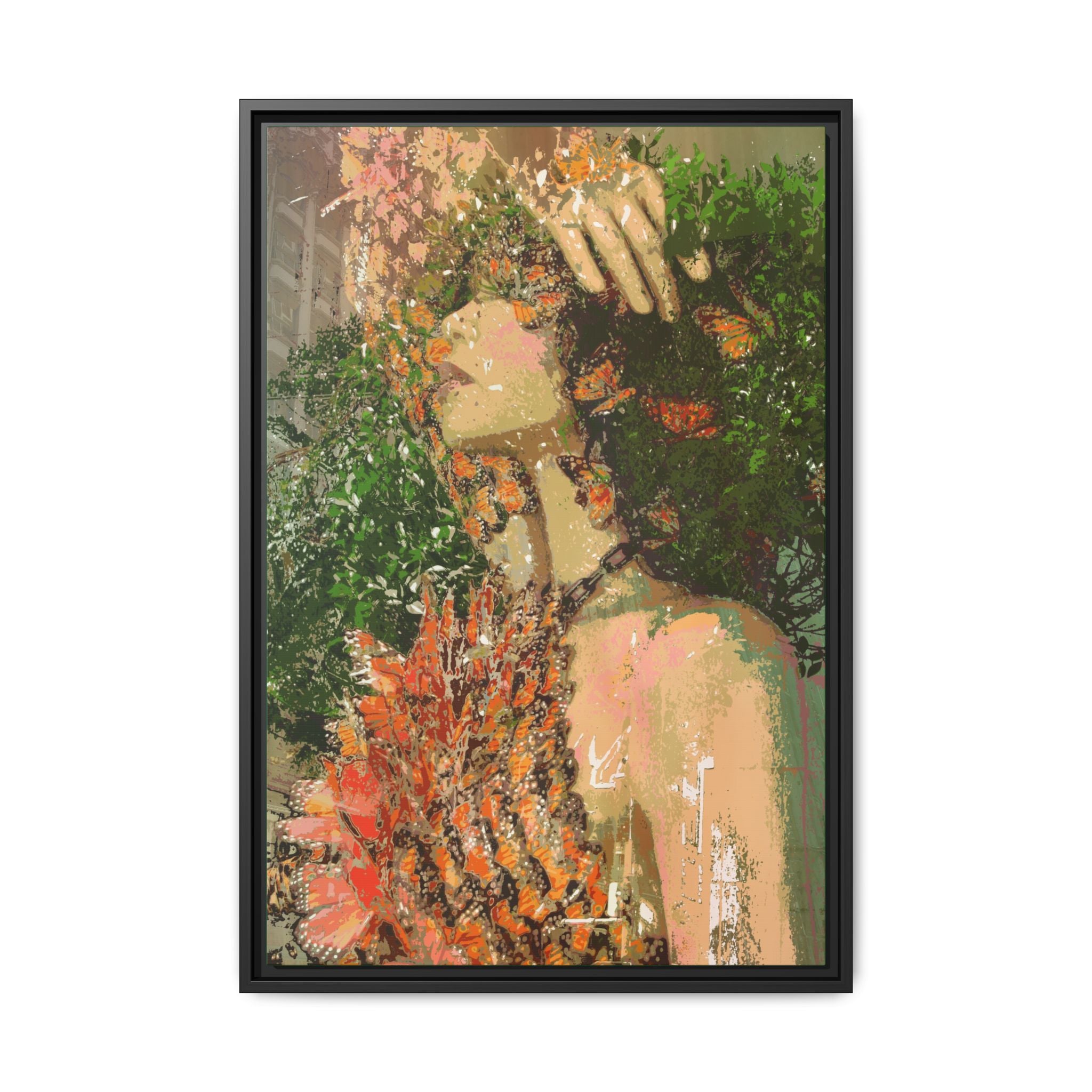 Green Goddess Matte Canvas (Framed)