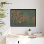 Golden Magnolia Canvas (Framed)