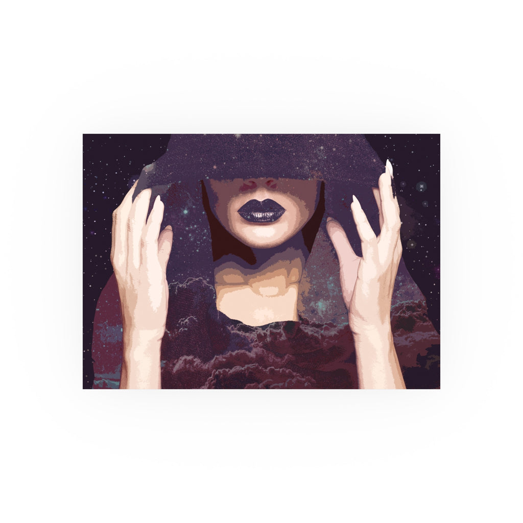 Dusk Preparing Poster – Cosmic Mandala Satin/Matte Art Print