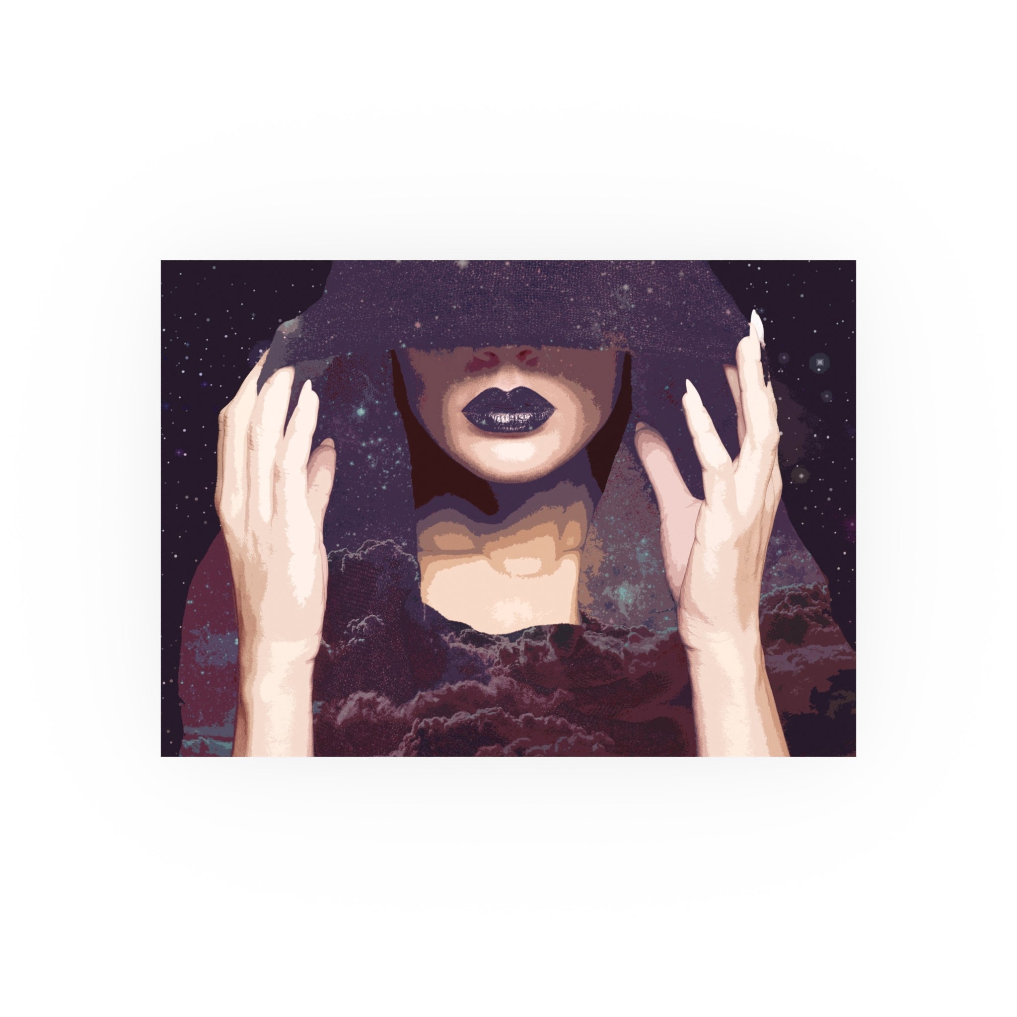 Dusk Preparing Poster – Cosmic Mandala Satin/Matte Art Print