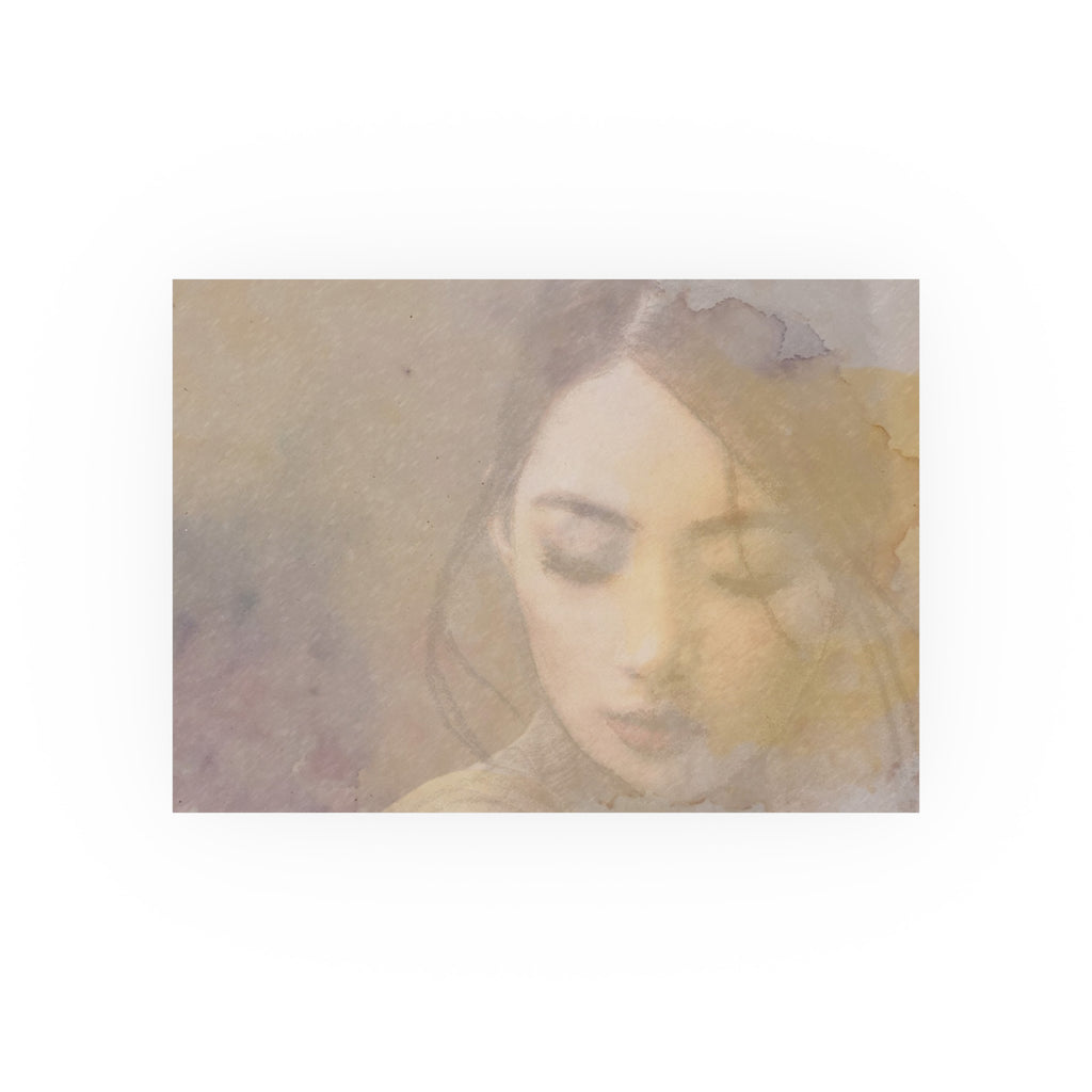 Reading the Leaves Poster – Cosmic Mandala Satin/Matte Art Print