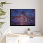 Midnight Sun Matte Canvas (Framed)