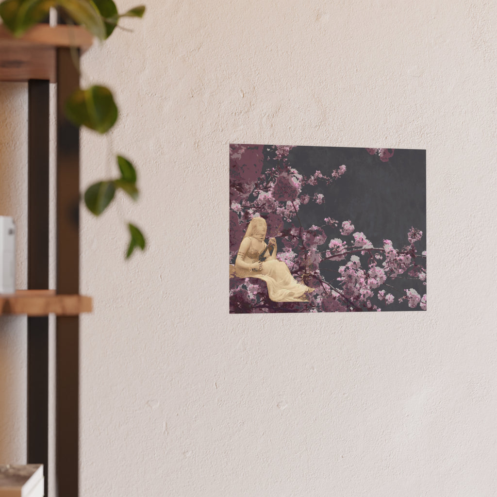 Spring Fairy Poster – Cosmic Mandala Satin/Matte Art Print