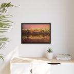 I Stayed Up All Night and All I Got Was This Glorious Sunrise Canvas (Framed)