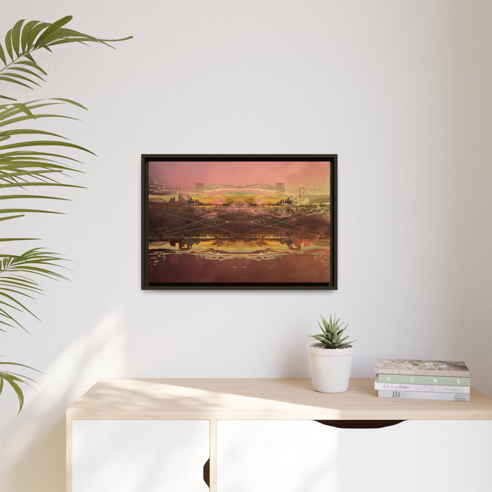 I Stayed Up All Night and All I Got Was This Glorious Sunrise Canvas (Framed)