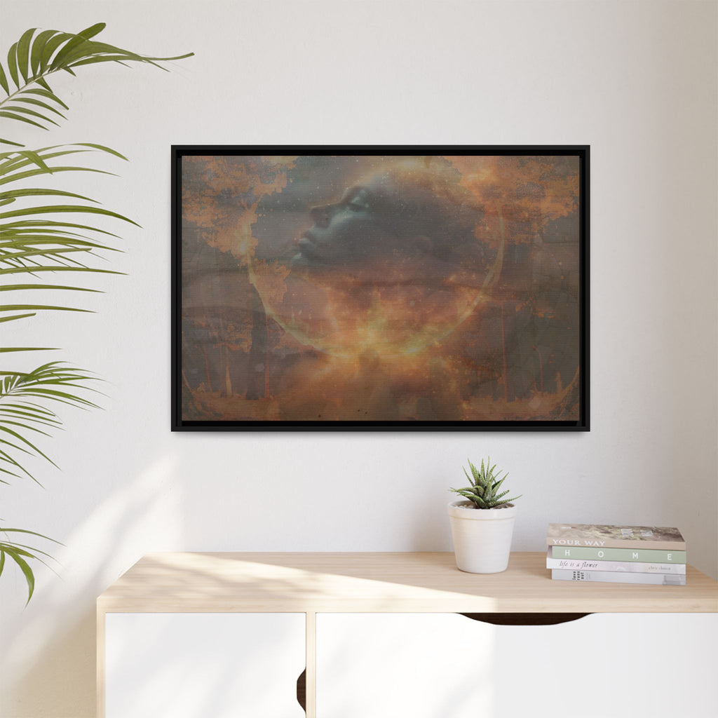 If You Burn Us We Will Rise Again Framed Canvas