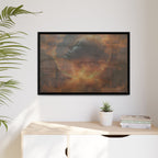 If You Burn Us We Will Rise Again Framed Canvas
