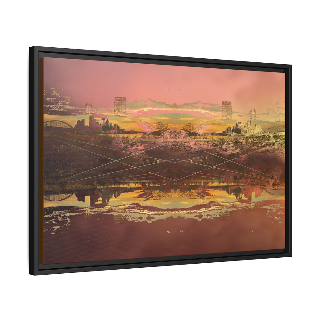 I Stayed Up All Night and All I Got Was This Glorious Sunrise Canvas (Framed)