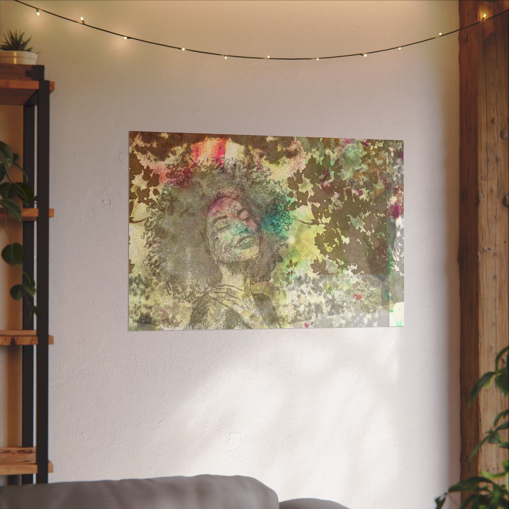 Joy Watercolor Poster — Textured Matte Art Print
