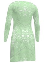 Green Leaf Ladies Cardigan LONG