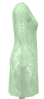 Green Leaf Ladies Cardigan LONG
