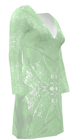 Green Leaf Ladies Cardigan LONG