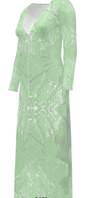 Green Leaf Ladies Cardigan LONG