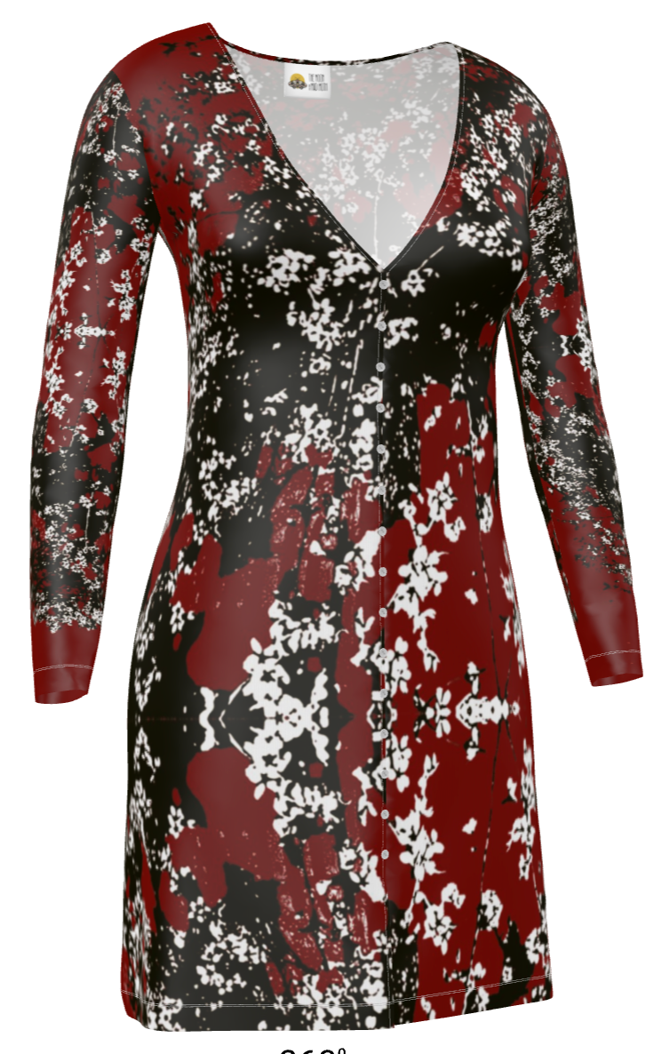 Mad Blossom Ladies Cardigan SHORT/LONG