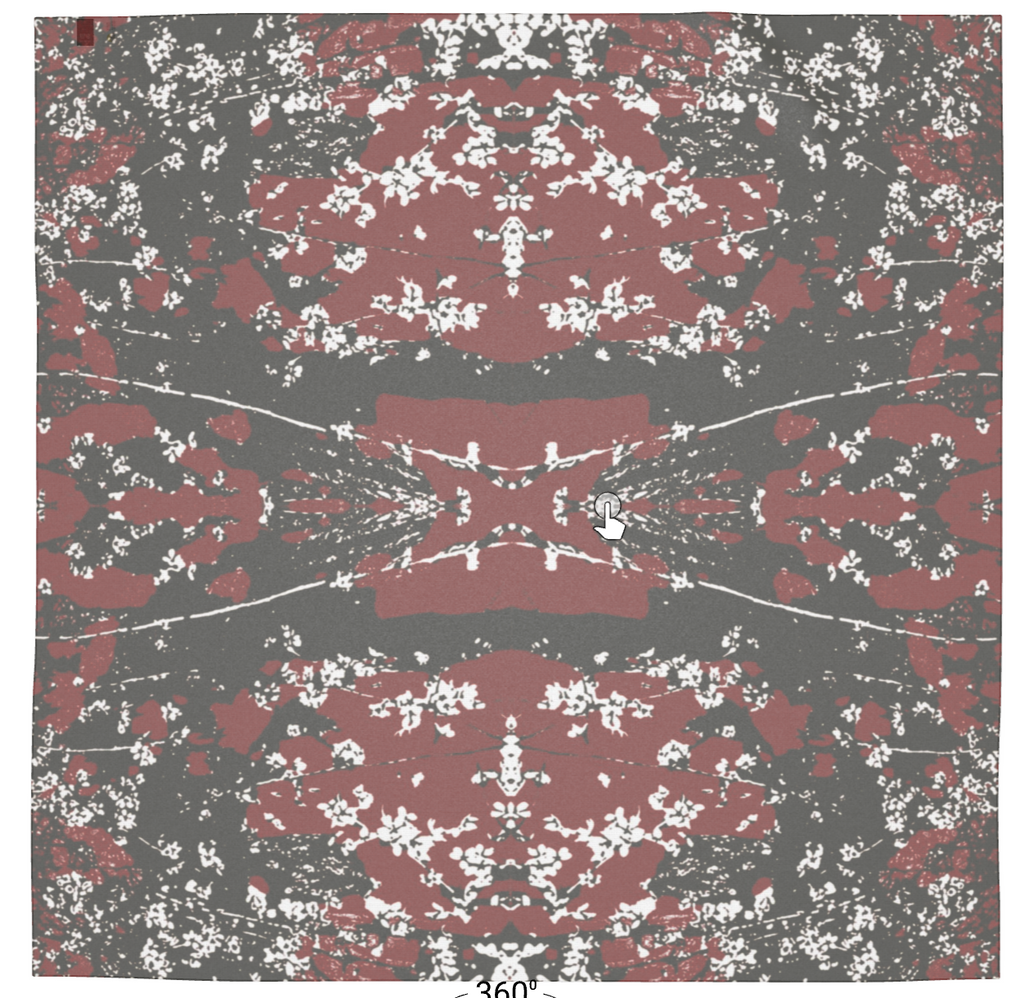 Mad Blossom Scarf Wrap or Shawl