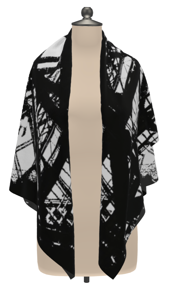 Hot Metal Scarf Wrap or Shawl