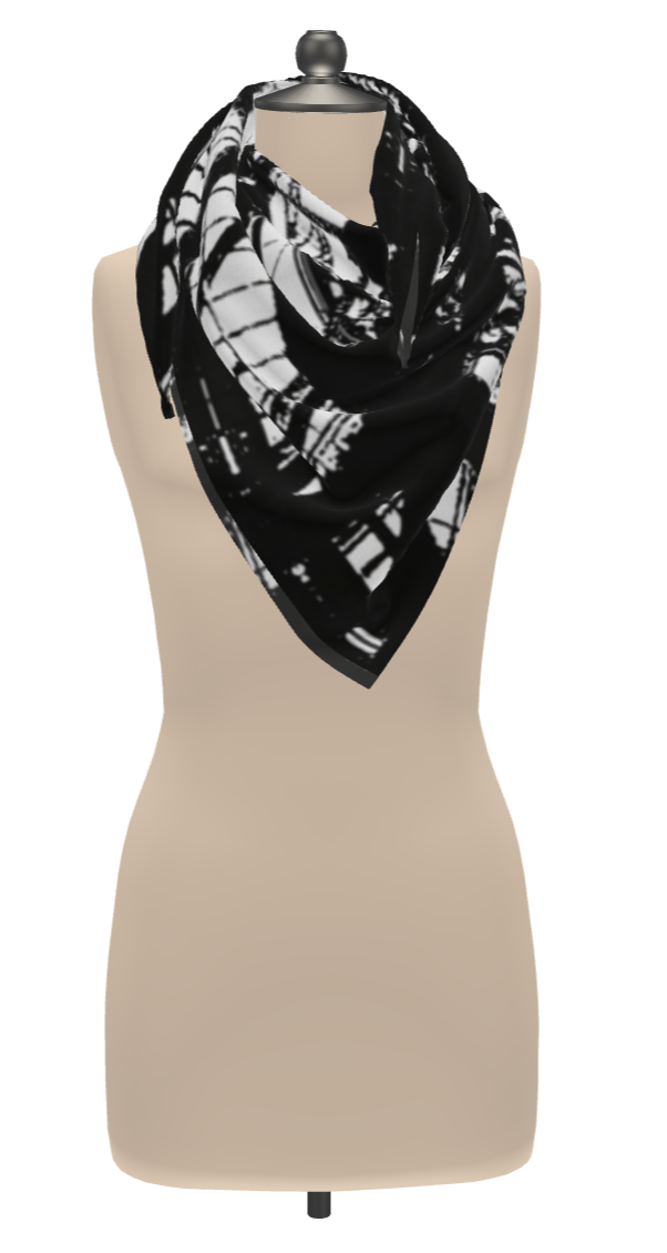 Hot Metal Scarf Wrap or Shawl