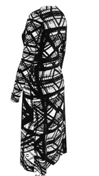 Hot Metal Wrap Dress