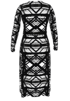 Hot Metal Wrap Dress