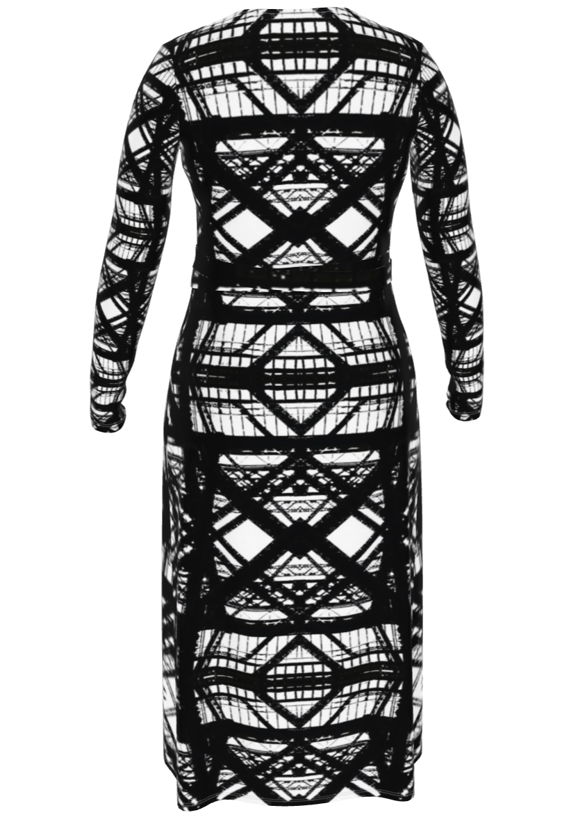 Hot Metal Wrap Dress