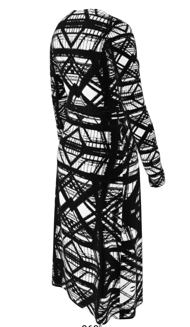 Hot Metal Wrap Dress