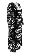 Hot Metal Wrap Dress