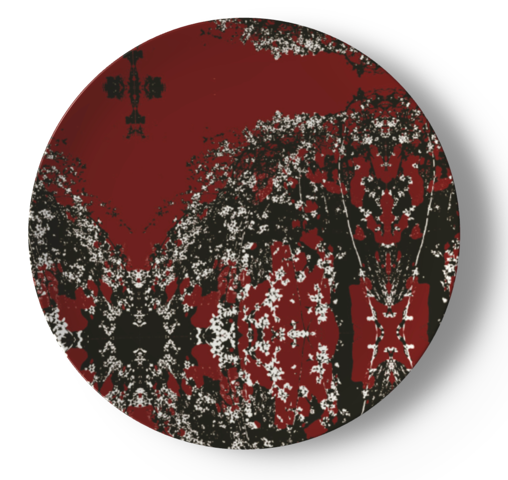 Mad Blossom China Plates