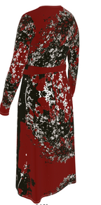 Mad Blossom Wrap Dress
