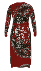 Mad Blossom Wrap Dress