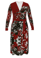 Mad Blossom Wrap Dress