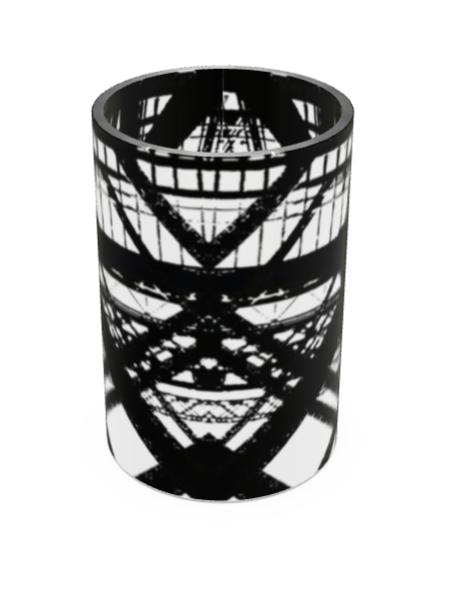 Hot Metal Glass Vase