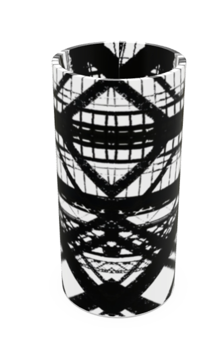 Hot Metal Glass Vase