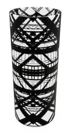 Hot Metal Glass Vase