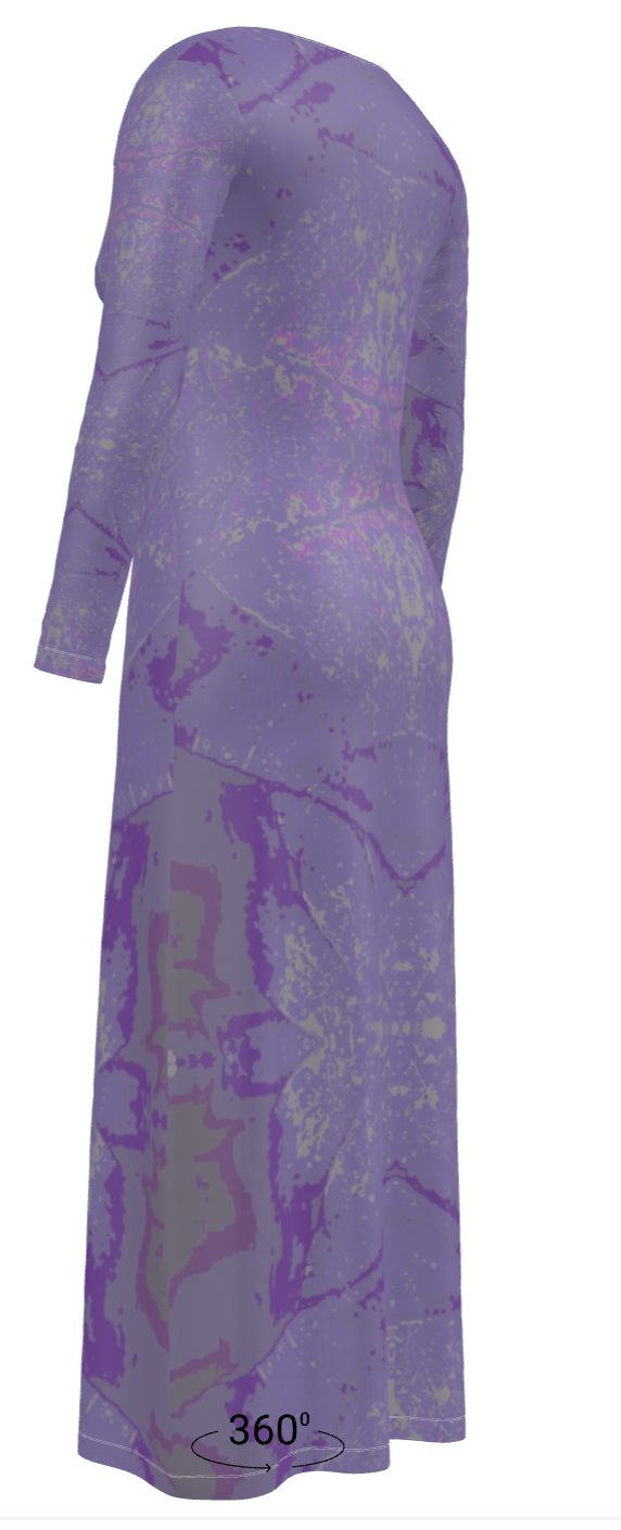 Purple leaf Ladies Cardigan SHORT/LONG