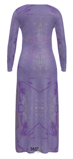 Purple leaf Ladies Cardigan SHORT/LONG