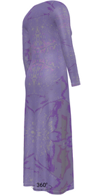 Purple leaf Ladies Cardigan SHORT/LONG
