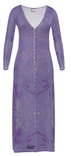 Purple leaf Ladies Cardigan SHORT/LONG