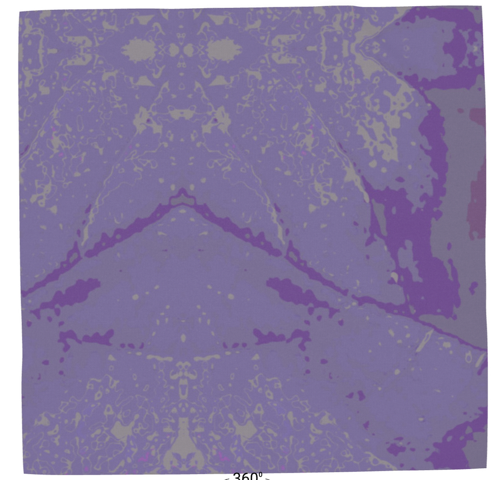 Purple Leaf Scarf Wrap or Shawl