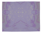 Purple Leaf Scarf Wrap or Shawl